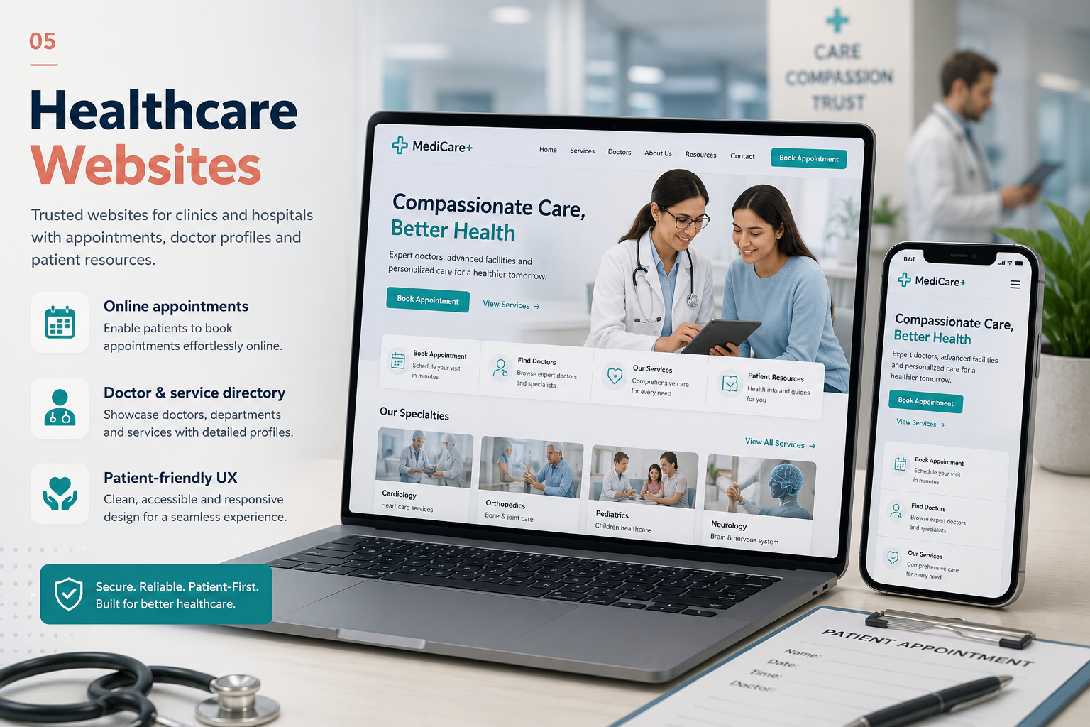 Healthcare Websites