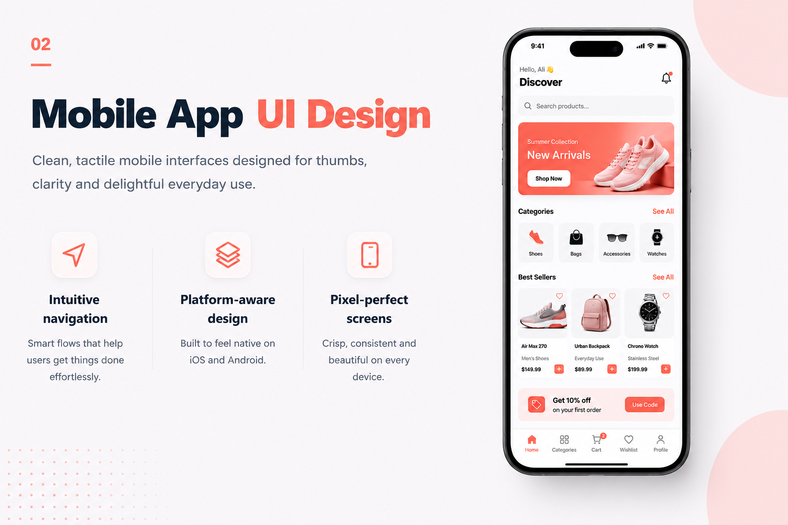 Mobile App UI Design